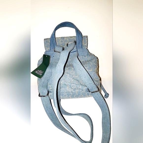8.875" Mini Flap with Buckle with Closure Backpack - Wild Fable™ Denim -… - Picture 2 of 7